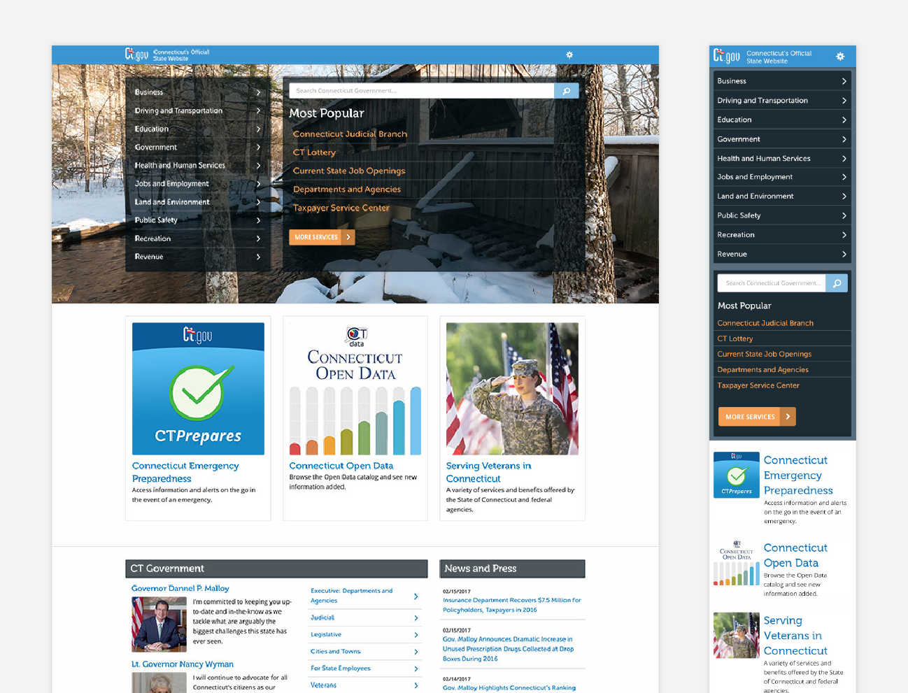 New CT.gov Design