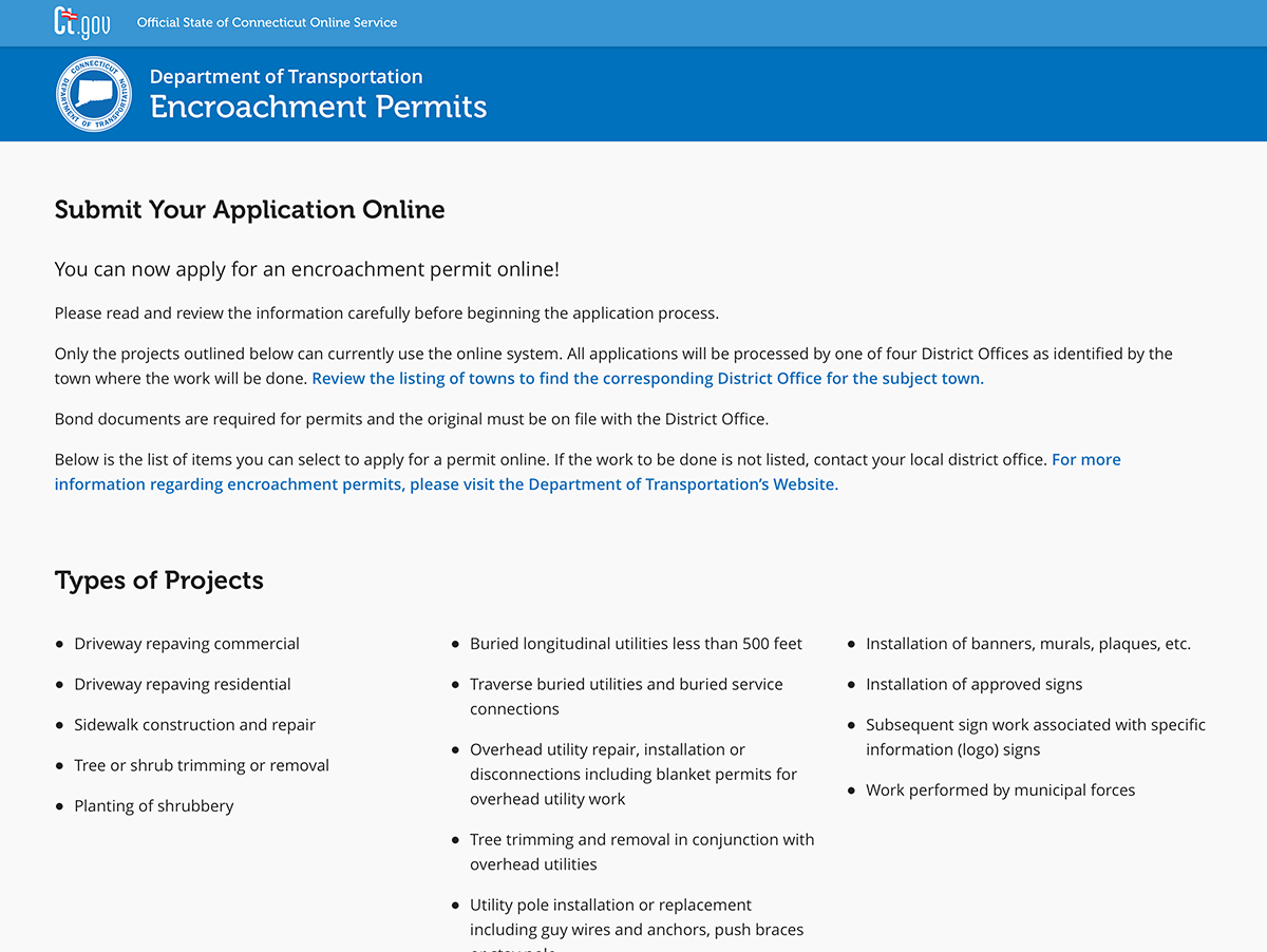 Encroachment Permits