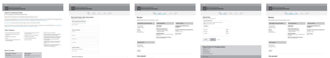 Municipal Wireframes